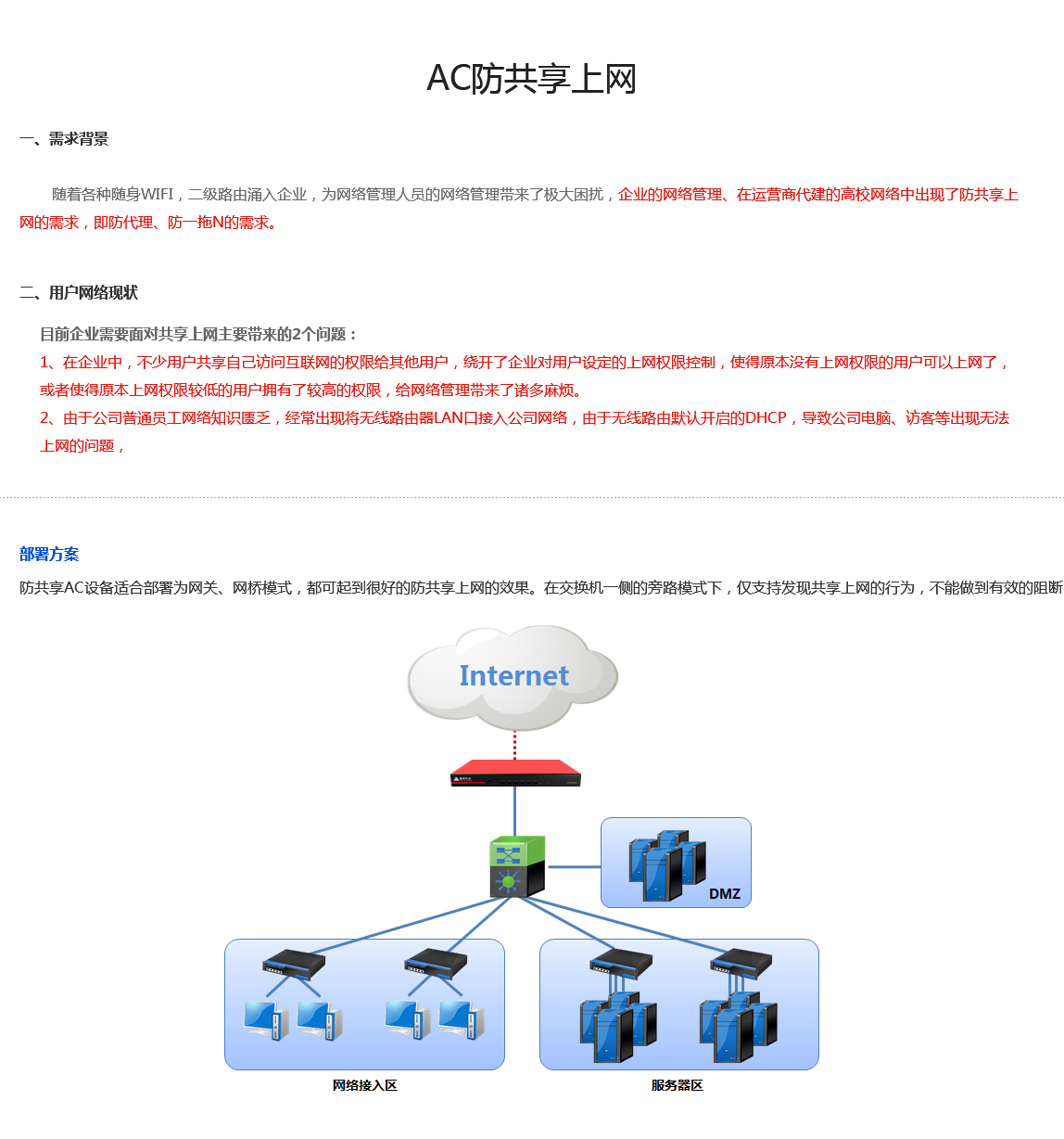 AC防共享上網